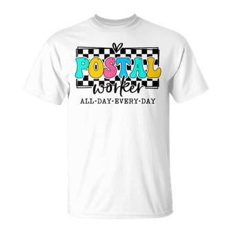 Cute Postal Worker Squad Post Office Mail Carrier Crew T-Shirt - Thegiftio UK