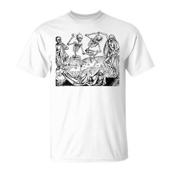 Danse Macabre Or Dance Of Death 1493 De Arte Camiseta unisex - Regaloses