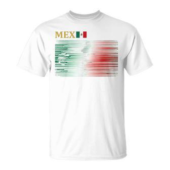 De México Bandera Mexicana Hispanaintage Retro Camiseta unisex - Regaloses