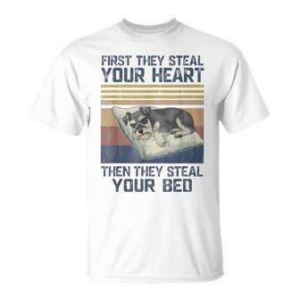 Divertidochnauzer Miniatura Para Amantes De Las Mascotas Dueño De Perros Hombres Y Es Camiseta unisex - Regaloses