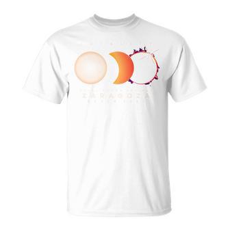 Eclipseolar 2026 Zaragoza España Totalidad Camiseta unisex - Regaloses