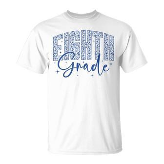 Eighth Grade Floral 8Th Grade Teacher Student Back To School T-Shirt | Seseable UK