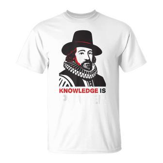 El Conocimiento Es Poder Arte Filosófico Moderno Camiseta unisex - Regaloses