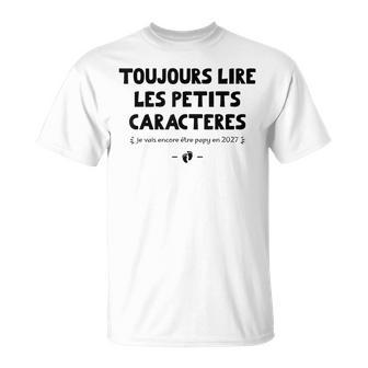 Encore Papi 2027 Annonce Grossesse Encore Grand Parents Papy T-Shirt - Cadeauxyz