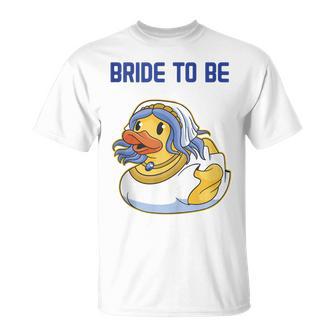 Fiesta De Pato De Goma De Team Bride Despedida Deoltera Para In Mangas Camiseta unisex - Regaloses