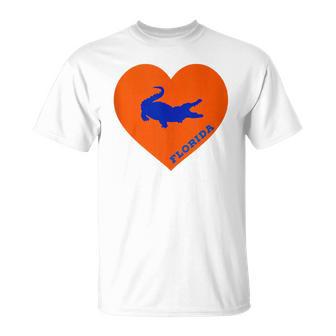A Gator With A Florida Heart T-Shirt | Seseable UK