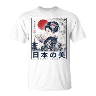 Geishaamouraï Classique Du Patrimoine Japonais T-Shirt - Cadeauxyz