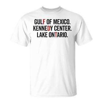 Gulf Of Mexico Kennedy Center Lake Ontario Vintage Retro T-Shirt | Seseable UK
