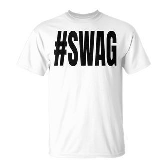 Hashtag Swag White T-Shirt - Thegiftio UK