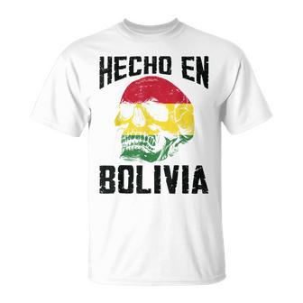 Hecho En Bolivia Bandera De Bolivia Camiseta unisex - Regaloses
