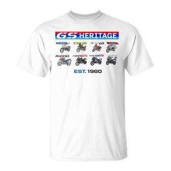 Herencia De Motocicletas R80 R100 R1100 R1150 R1250 R1300 Gs Camiseta unisex - Regaloses