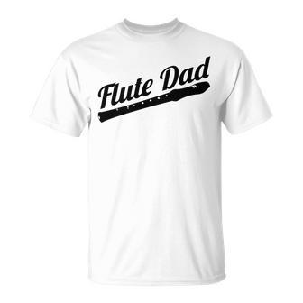 Hombre Flauta Papá Flauta Amante Aerófono Camiseta unisex - Regaloses