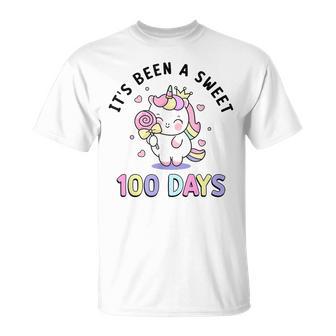 It's Been Aweet 100 Days Ofchool コスチューム ガールズ ユニコーン Tシャツ - Kawaiitshirt