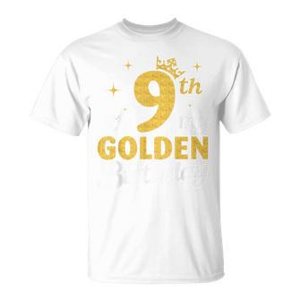 It's My 9Th Golden Birthday Happy 9歳から男の子、女の子へ Tシャツ - Kawaiitshirt