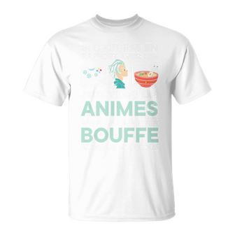 Jeuxideo Les Animes Ou La Bouffe Japon Animé Cadeau Manga Haut De Gamme T-Shirt - Cadeauxyz