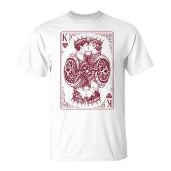 King Of Hearts Gay Couple Playing Cards Lgbtq Pride Month T-Shirt - Thegiftio UK