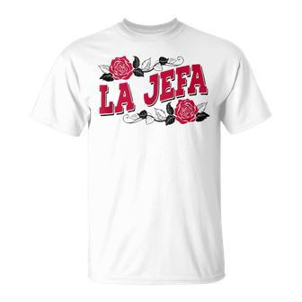 La Jefa Divertido Español El Jefa Latina Mamáeñora Jefa In Mangas Camiseta unisex - Regaloses