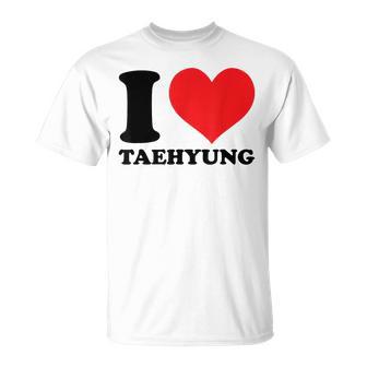 I Love Taehyung I Heart Taehyung T-Shirt - Thegiftio UK