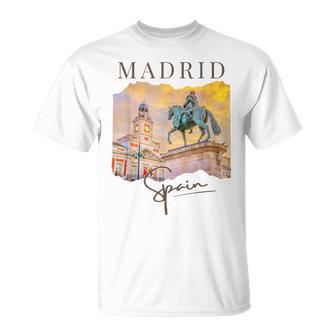 Madrid Europa Ciudad Españaacaciones Memorabilia Hombres Es Niños Camiseta unisex - Regaloses