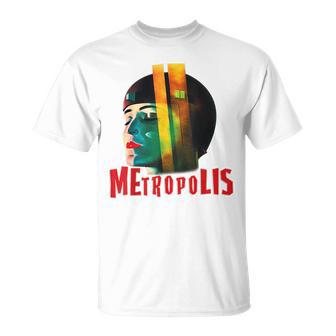 Metropolis Póster De Película Retro De Ciencia Ficción Camiseta unisex - Regaloses