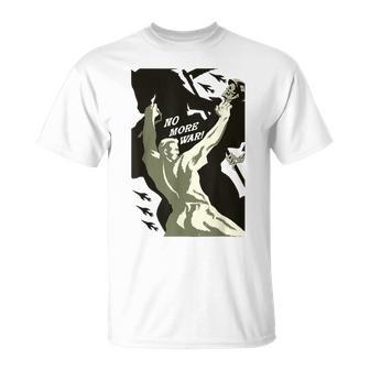 No Más Guerra Traducido Antiguerraoviética Propaganda De Paz Camiseta unisex - Regaloses