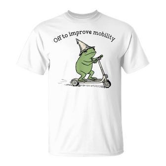 Off To Improve Mobility Frog Toad Physical Therapy Pt T-Shirt - Monsterry UK