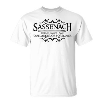 Outlanderassenach Camisa Flourish Gaelic De Moda Camiseta unisex - Regaloses