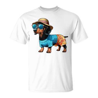 Perro De Caza Dachshund Con Perros Perro De Baño Deerano Camiseta unisex - Regaloses