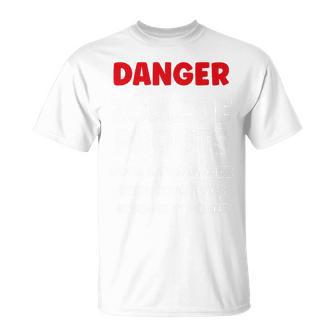 Péteur Danger Zone De Prouts Humour Homme Prout Haut De Gamme T-Shirt - Cadeauxyz