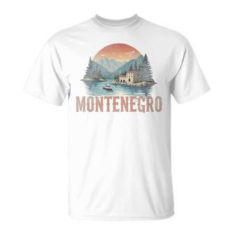 Retro Montenegro Paisajeintage Recuerdo Camiseta unisex - Regaloses