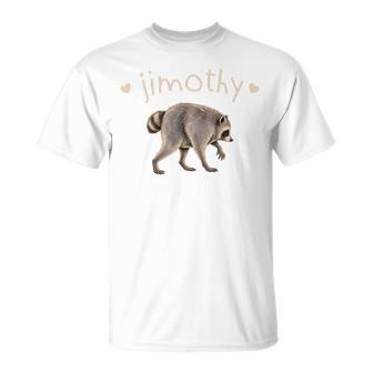 Retro Viral Raccoon Meme Jimothy Tri-Blend T-Shirt - Thegiftio UK