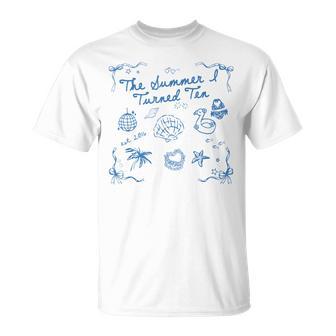 Summer I Turned Ten Year Old Est 2016 10Th Birthday T-Shirt - Monsterry AU
