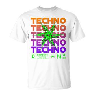 Techno Disorder Cyber Rave Estética Diseño Industrial Camiseta unisex - Regaloses