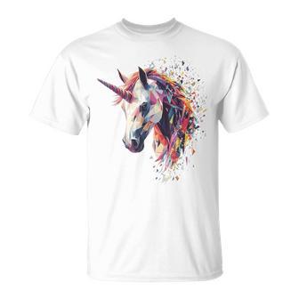 Unicornio Diseño Mítico Fantasía Arte Unicornio Camiseta unisex - Regaloses