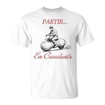 Vintage Drole-Partir En Cacahuète-Ideal Hommes-Fans De Moto T-Shirt - Cadeauxyz