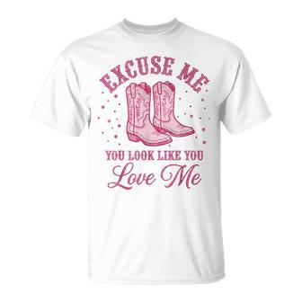Western Cowgirl For Girls Excuse Me You Look Like T-Shirt | Seseable UK