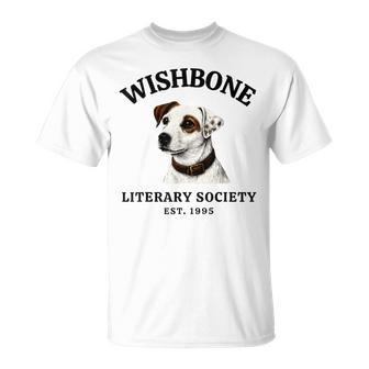Wishbone Literary Society Vintage Book Dog Club T-Shirt - Thegiftio UK