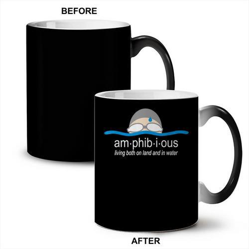 Amphibious Swimming Coffee Color Changing Mug - SwimGear Co