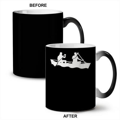 Canoe Paddlers Coffee Color Changing Mug - Paddle Life