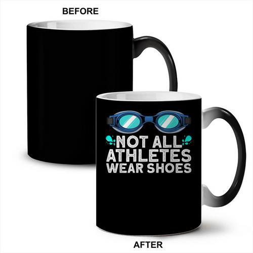 Cool Swimming For Men Women Swimmer Swim Instructor Goggles Coffee Color Changing Mug - SwimGear Co