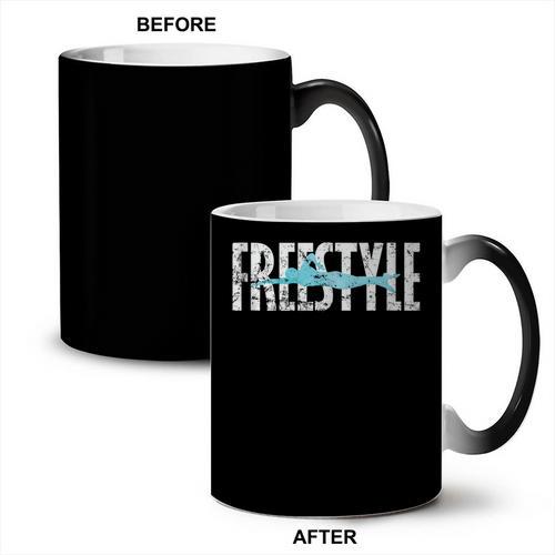 Freestyle Swimming Coffee Color Changing Mug - SwimGear Co