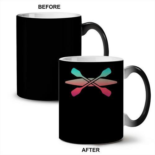 Kayak Lover Kayaking Canoe Paddling Water Sport Kayaker Coffee Color Changing Mug - Paddle Life