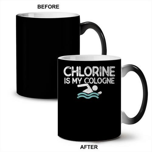 Men Swimming Saying Swimmer Coffee Color Changing Mug - SwimGear Co