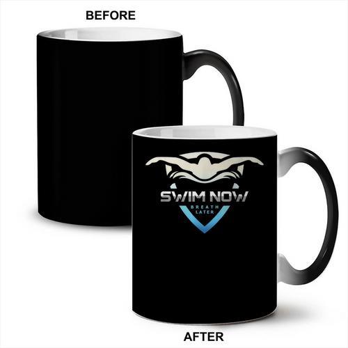 Swim Now Breath Later Swimmer Swimming Indoor Pool Athlete Coffee Color Changing Mug - SwimGear Co