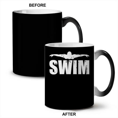 Swim Sports Swimming Water Athletic Swimmer Coffee Color Changing Mug - SwimGear Co