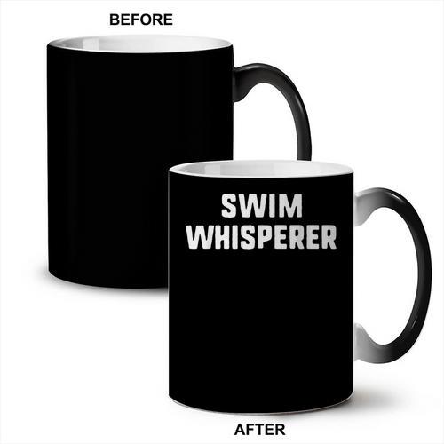 Swim Whisperer Swimming Coach Teacher Instructor Coffee Color Changing Mug - SwimGear Co