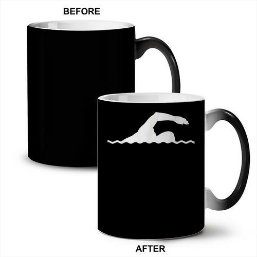 Swimming Float Coffee Color Changing Mug - SwimGear Co