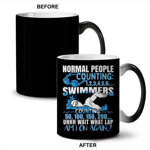 Swimming Humor Swim Coffee Color Changing Mug - SwimGear Co