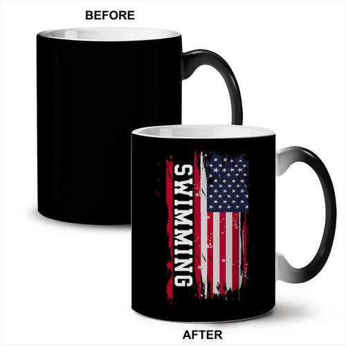 Swimming And Swimmers Coffee Color Changing Mug - SwimGear Co