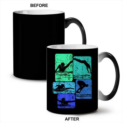 Swimming Swimmers Coffee Color Changing Mug - SwimGear Co